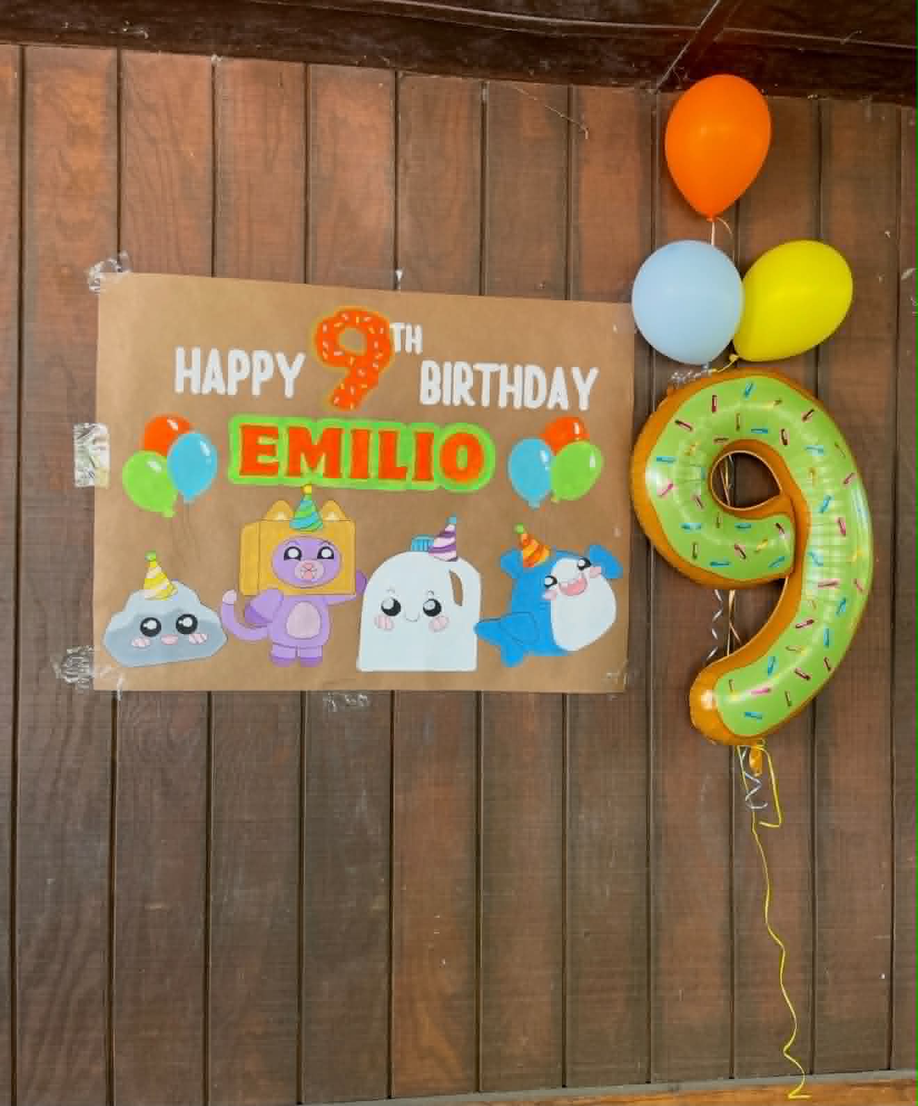 Lanky Box Birthday Banner