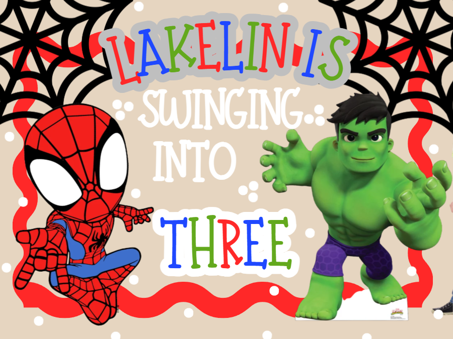 Spidey & Friends Birthday Banner