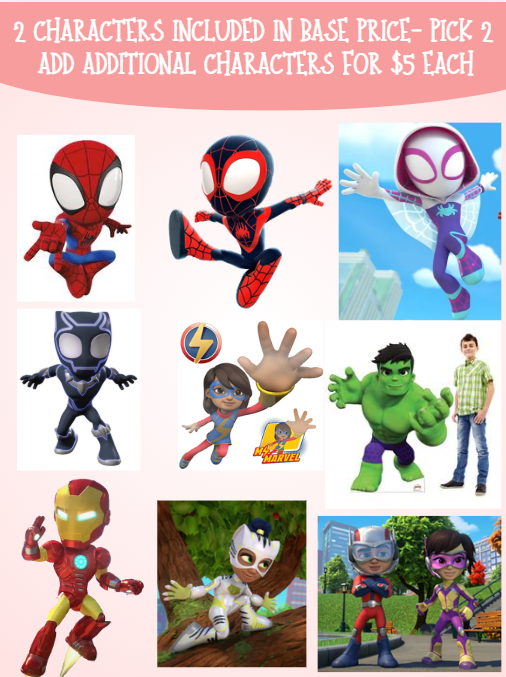 Spidey & Friends Birthday Banner